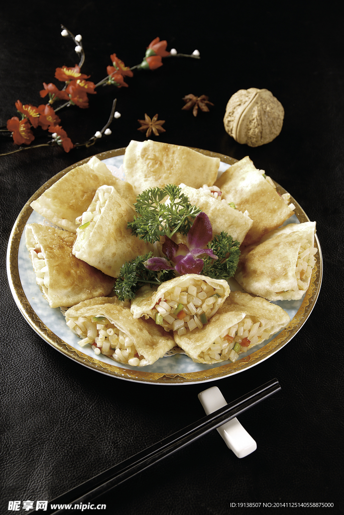 银条布袋饼