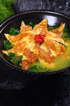 青菜炖蛋饼