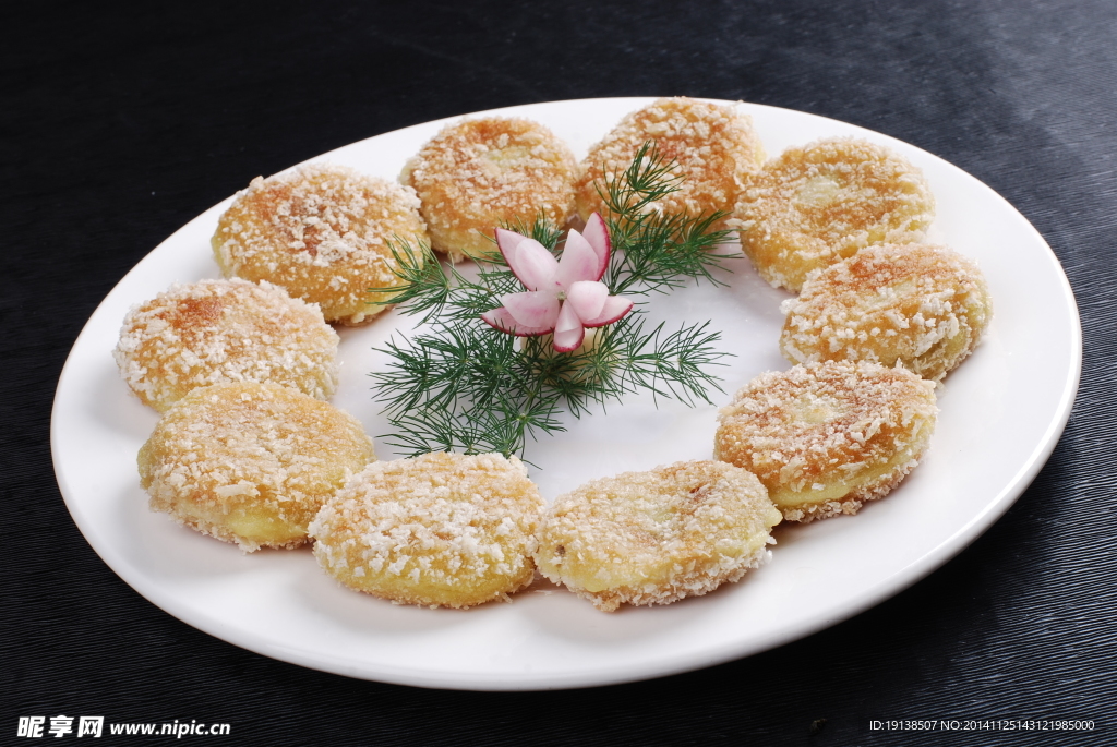 香煎红薯饼