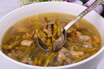酸豇豆鸡杂