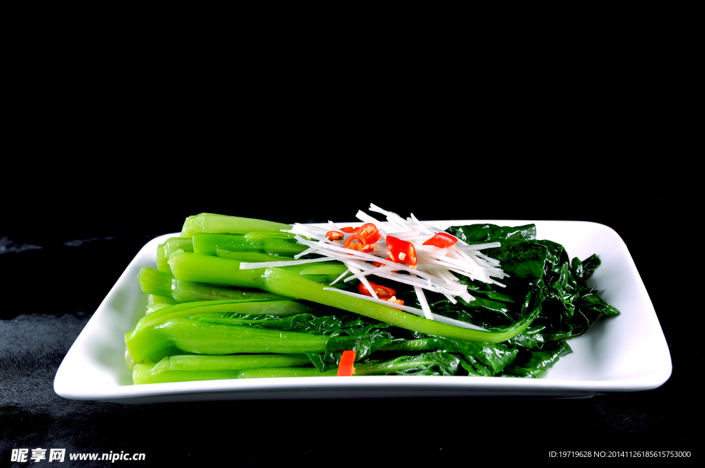 白灼菜心