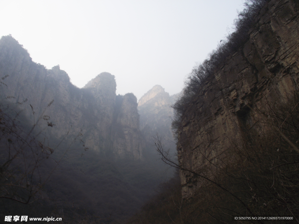 云台山冬景