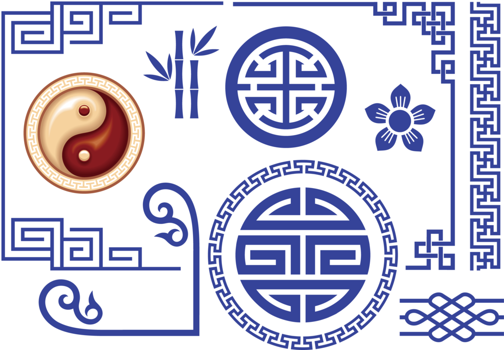 青花瓷古典窗花