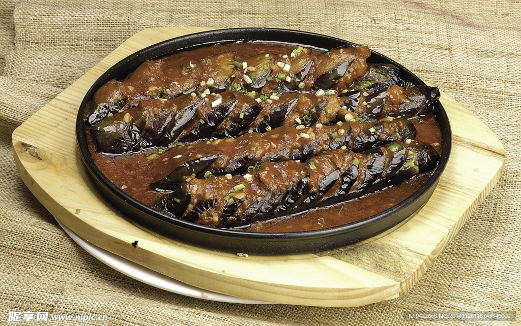 铁板风味茄夹