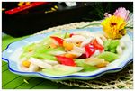 西芹板栗炒山药