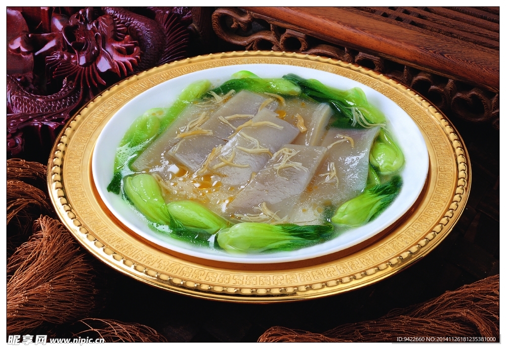 瑶柱绘裙边新