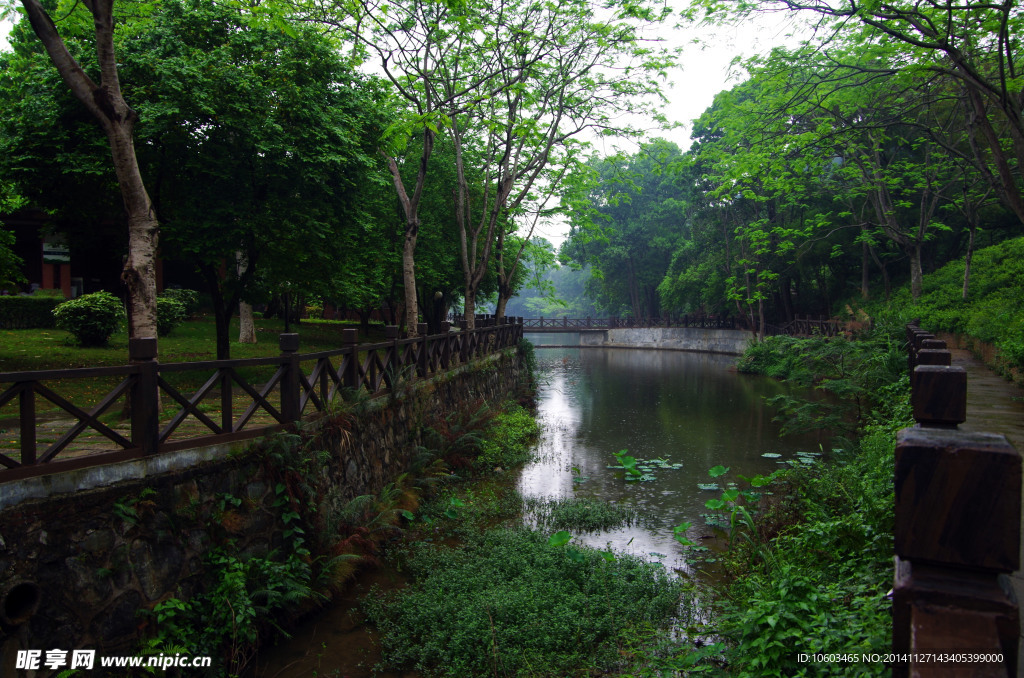 山水风景园山湖