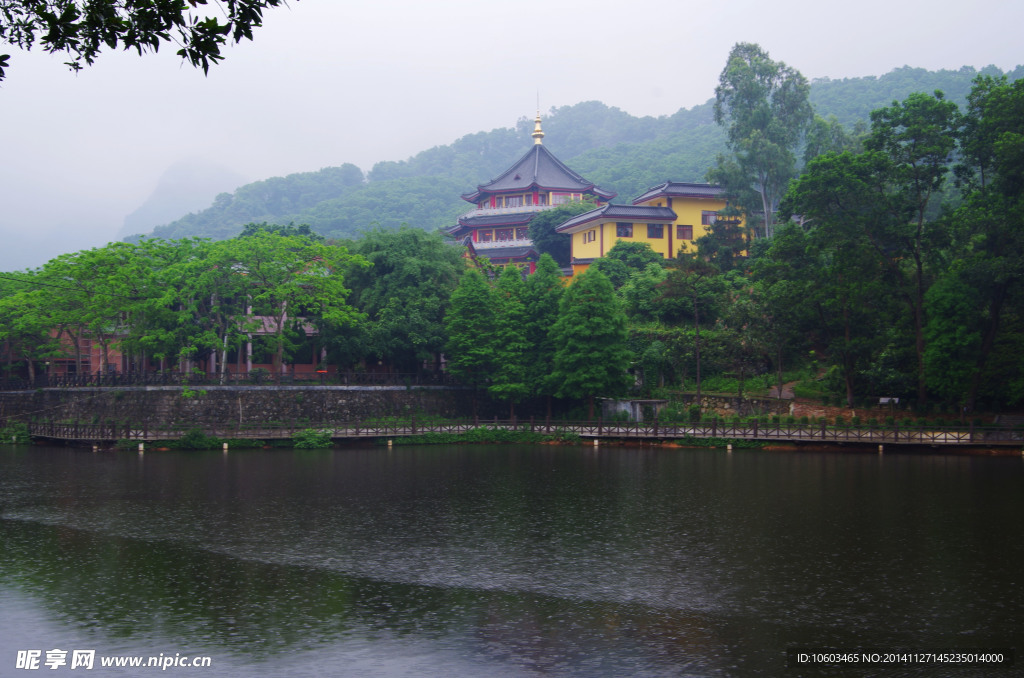 山水风景 园山湖