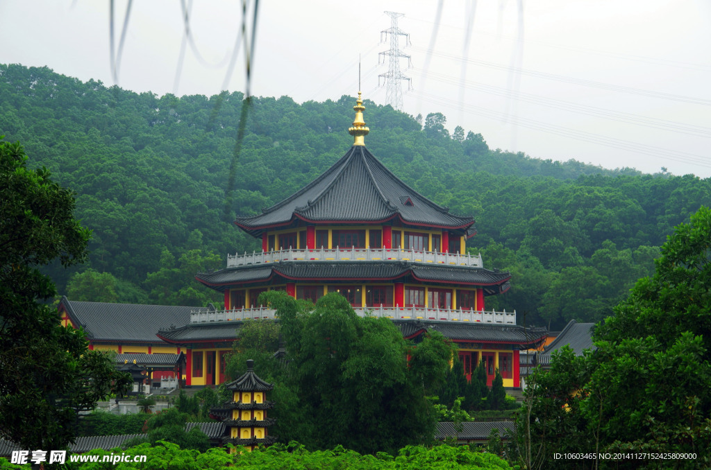 园山风光妙觉寺