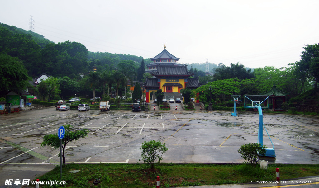 园山妙觉寺全景