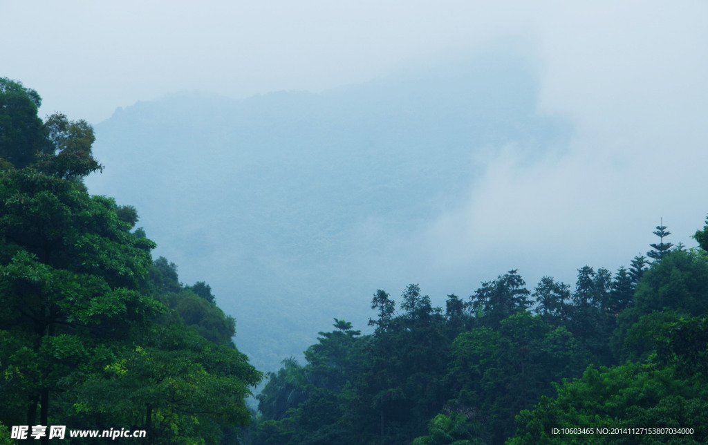 园山烟雨