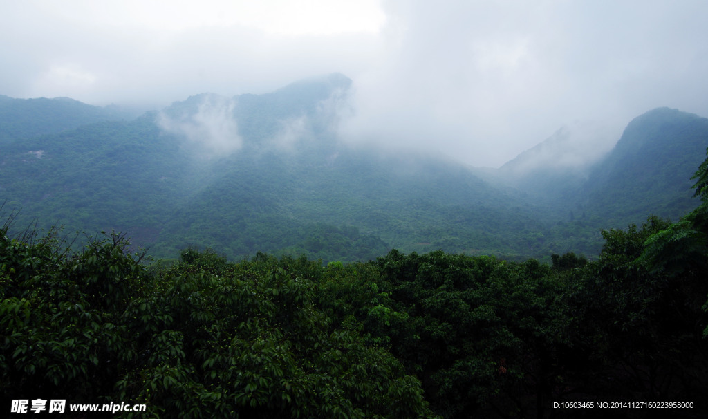 园山烟雨