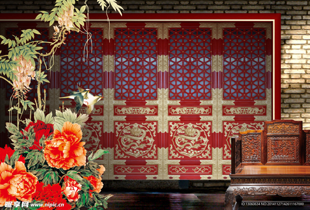 中式家居 中式 古典门窗