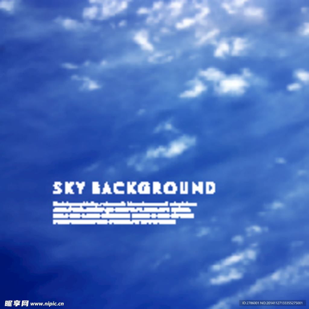 蔚蓝天空背景