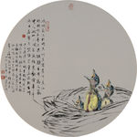 花鸟国画 英雄出少年