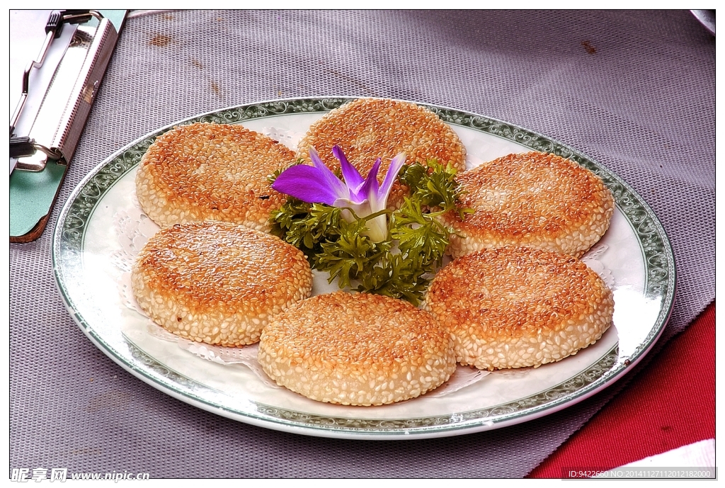 芝麻煎软饼