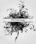 卷曲花纹底纹
