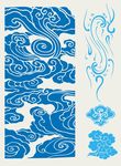 天空云矢量底纹