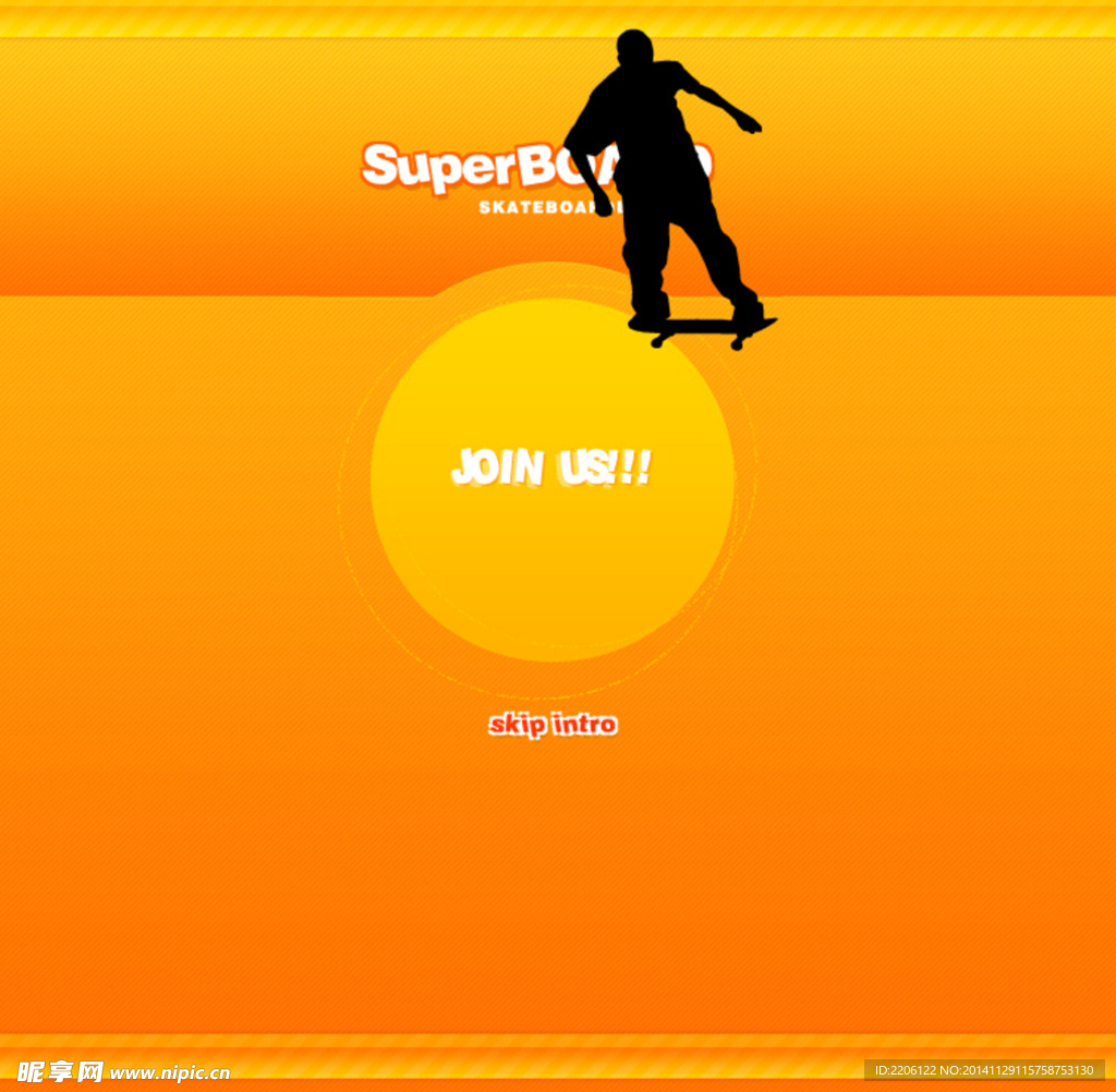 超酷网站开头绚丽图片网站模版