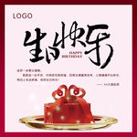 生日快乐展板