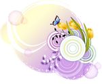 蝴蝶  花纹   底纹   花