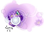 蝴蝶  花纹   底纹