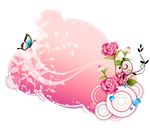 蝴蝶  花纹   底纹