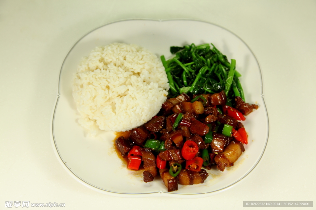 红烧肉饭