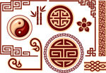 卷曲花纹底纹