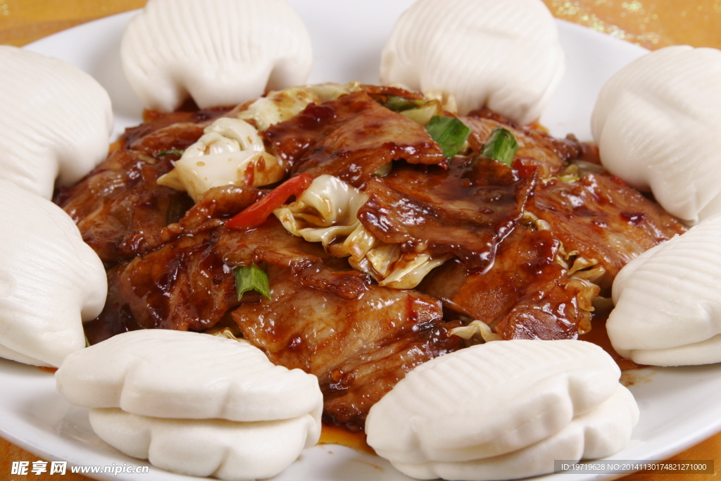 夹饼回锅肉