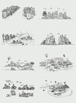 素描黑白素材
