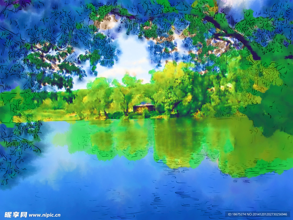 风景油画