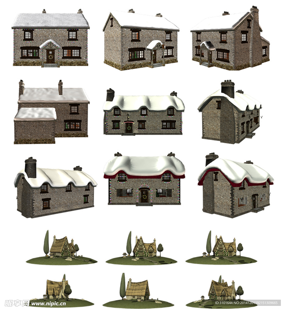 3D建筑素材