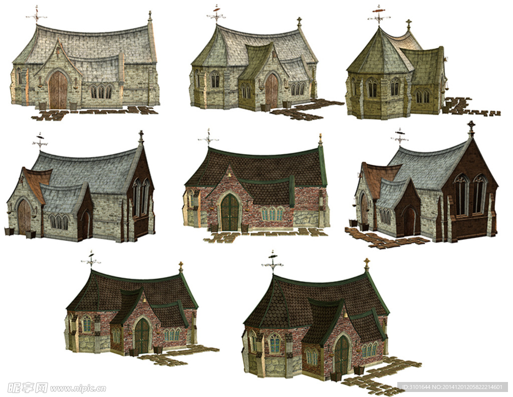 3D建筑素材