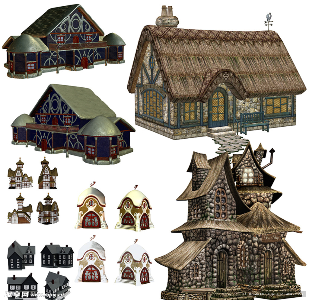 3D建筑素材
