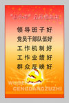 五个好基层党组织标语栏