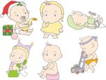 卡通婴儿
