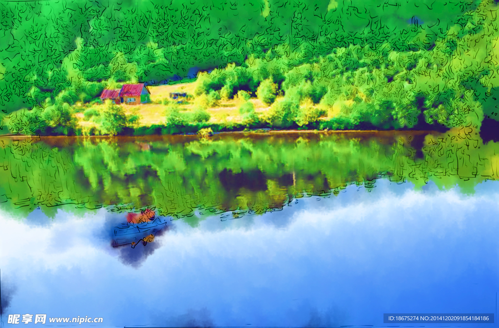 风景油画