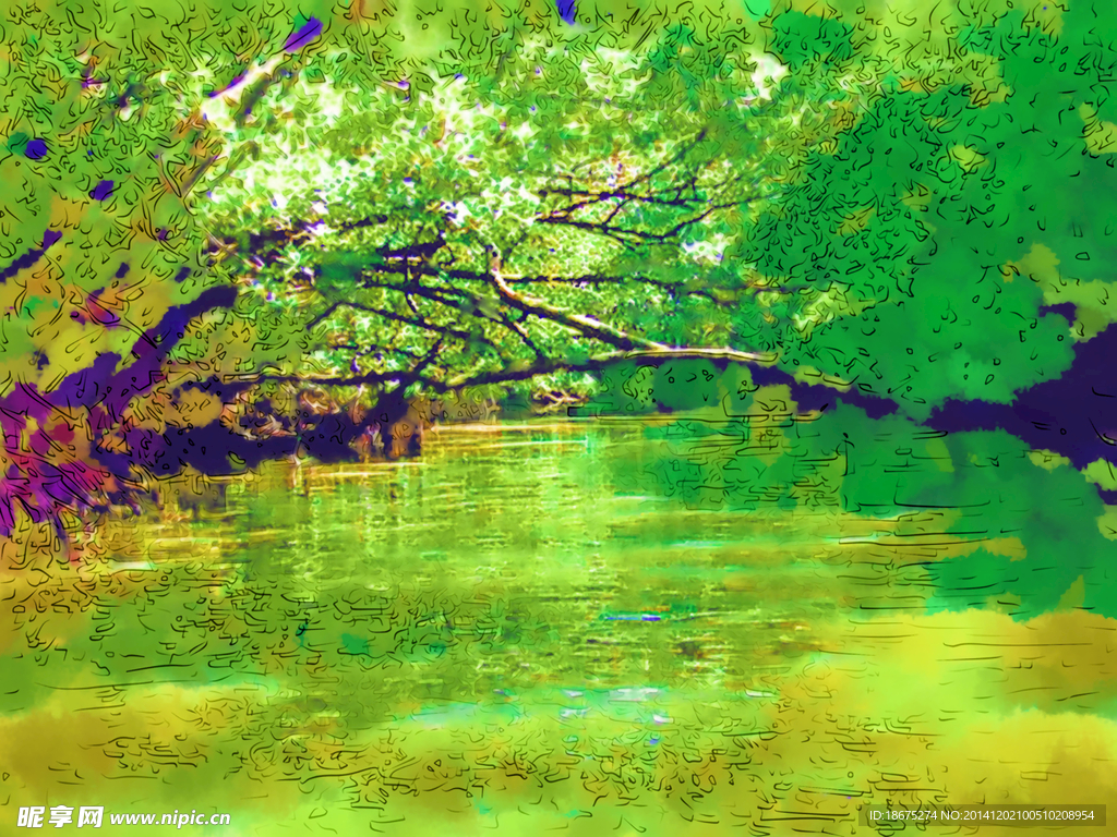 风景油画