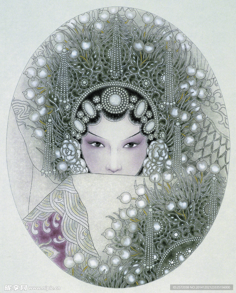 付洛红人物画