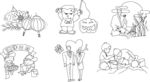 手绘卡通画