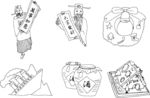 手绘卡通画