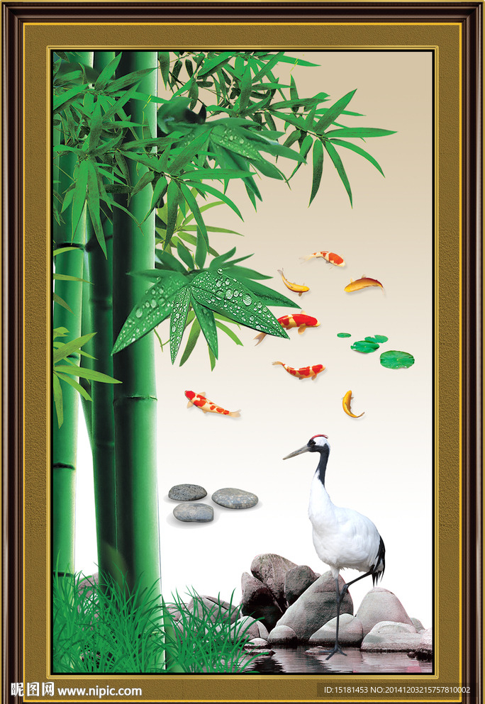 国画竹子