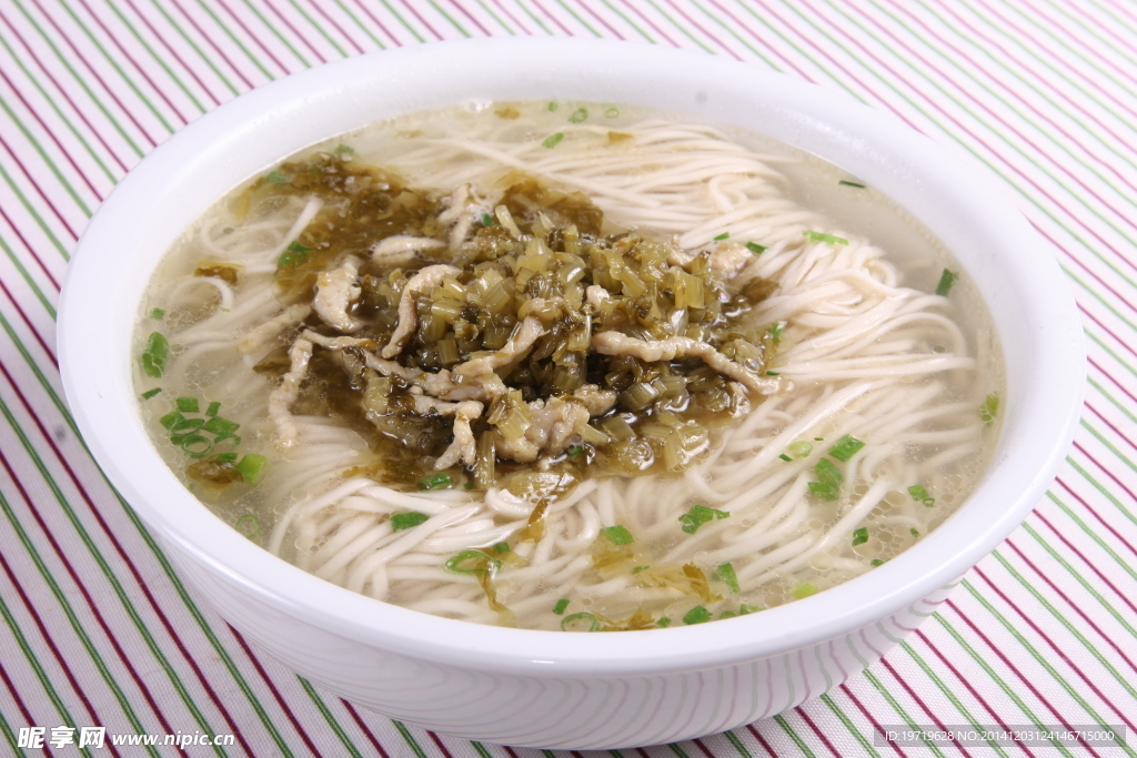 雪菜肉丝面