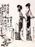 雨里鸡鸣一两声