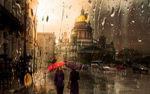 窗外的雨