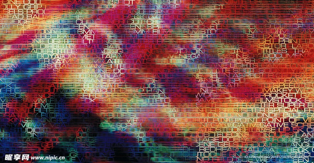 炫酷文字背景