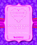 紫色婚庆引导牌
