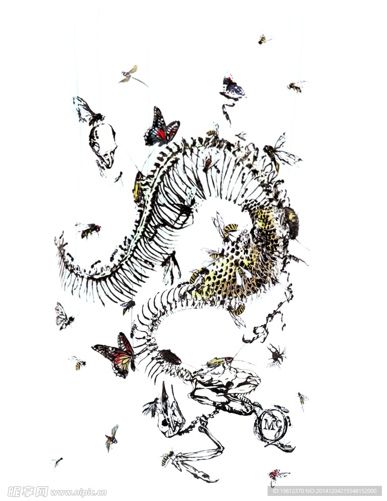 麦昆印花图案