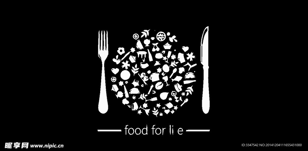 食品logo